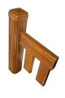 Plotové pole se sloupky 96x96 mm a profilem Audience